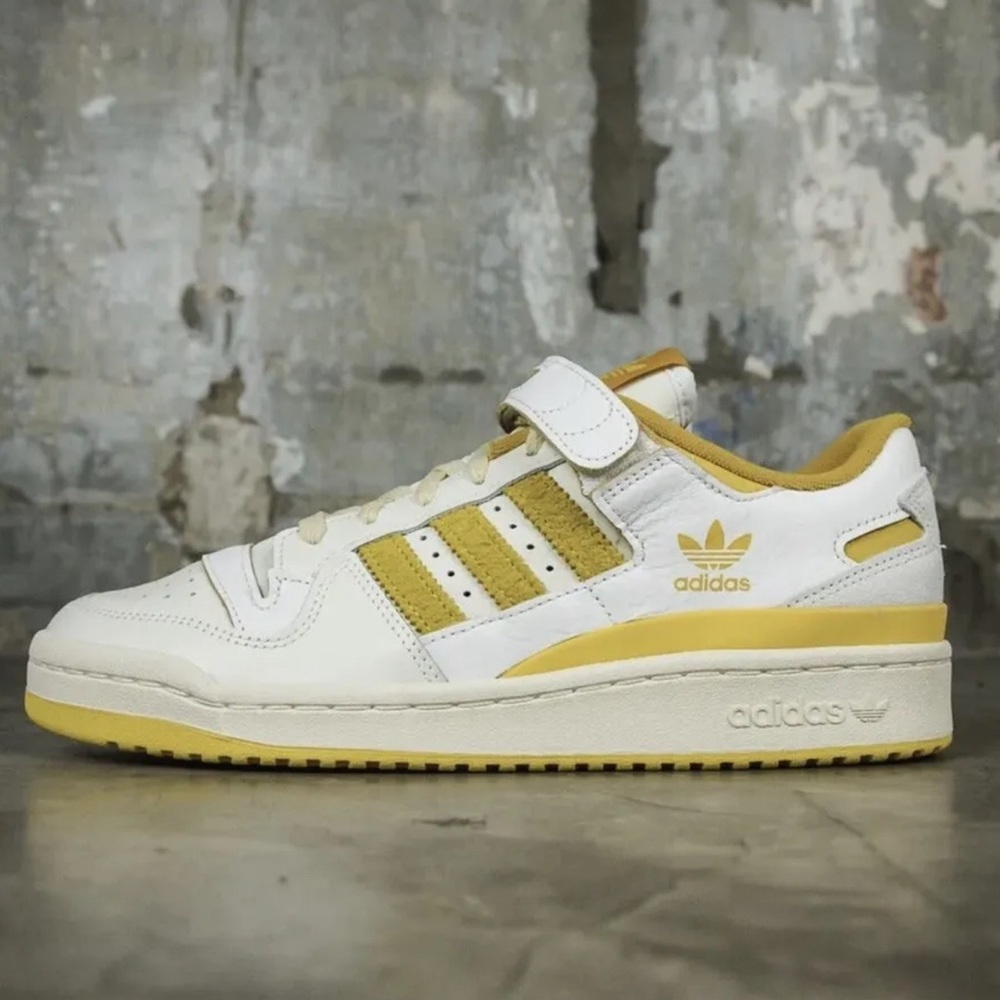 adidas Forum 84 Low White Yellow vintage